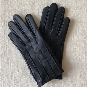 Ralph Lauren Laced Leather Tech Gloves